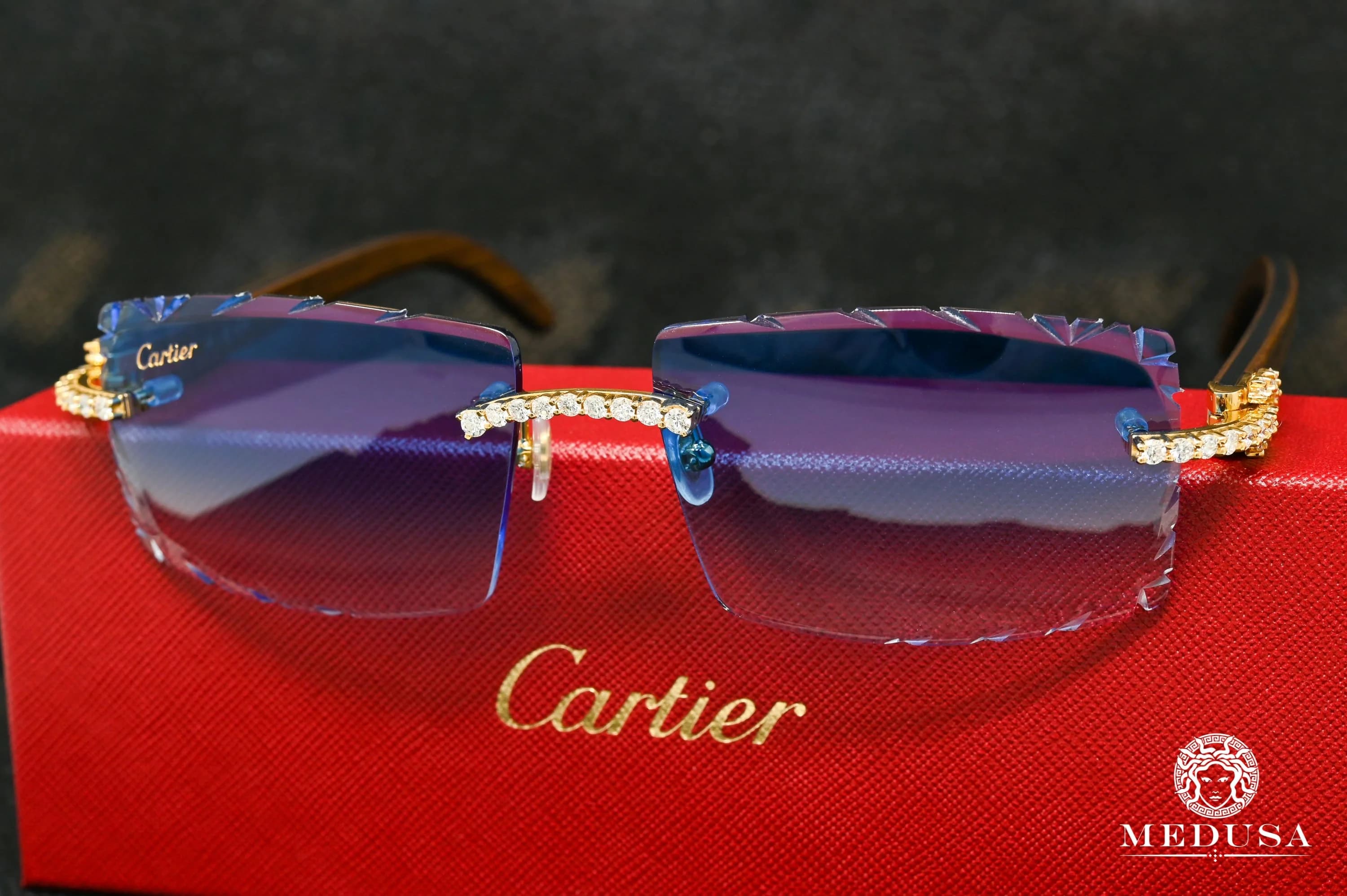 Cartier glasses with case and box - Image 3
