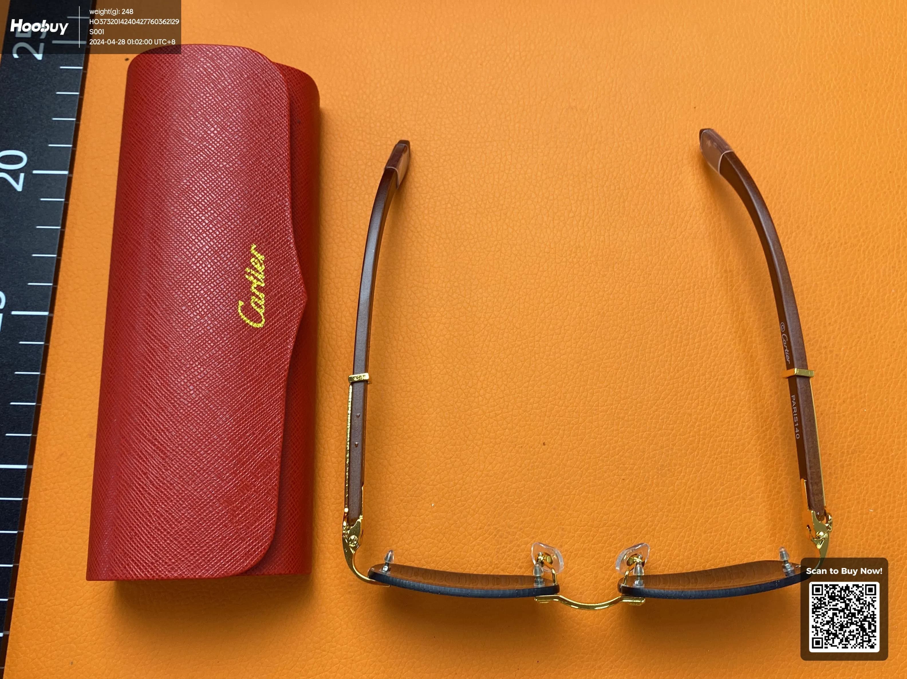 Cartier glasses with case and box - Image 2