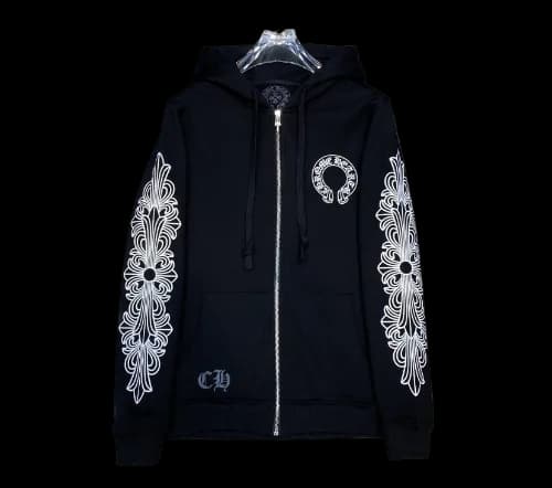Chrome hearts zipper hoodie - Image 2