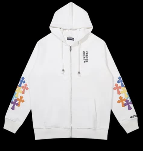 CHROME HEARTS ZIP UPS