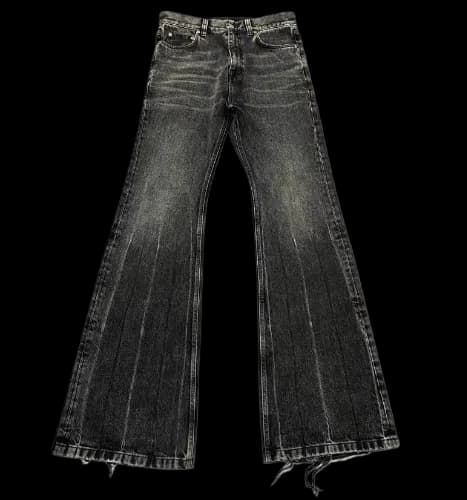 BALENCIAGA LOST TAPE FLARED JEANS