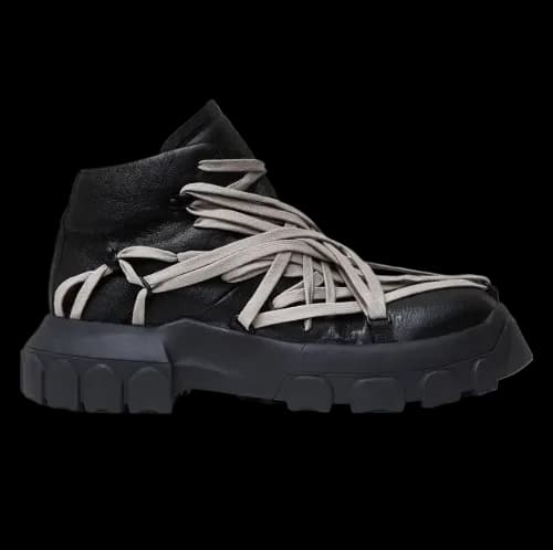 RICK OWENS TRACTOR MEGALACE BOOTS