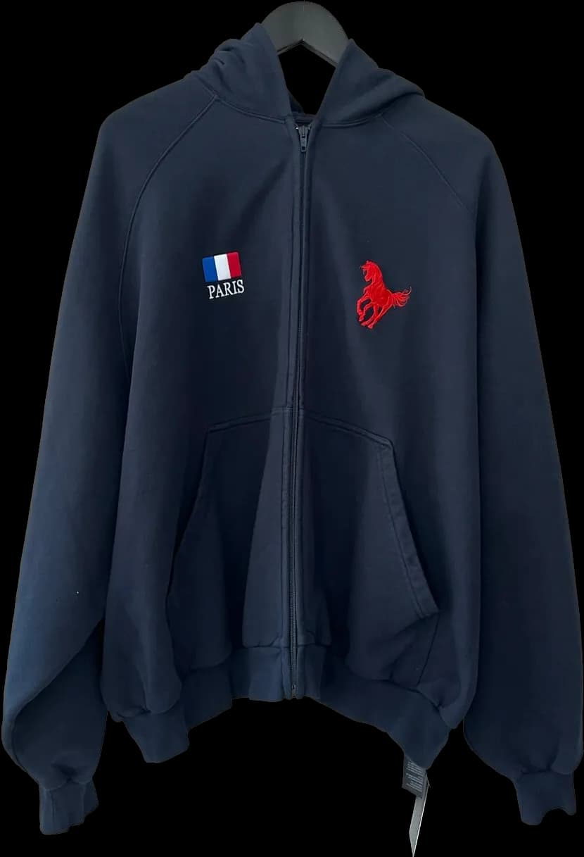 Balenciaga Polo Zip Up Hoodie (3 Styles)