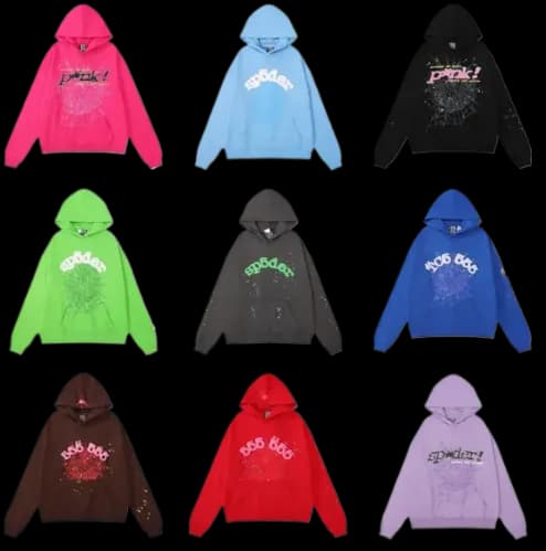 Sp5der Hoodies + Pants