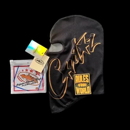 corteiz skimask gold