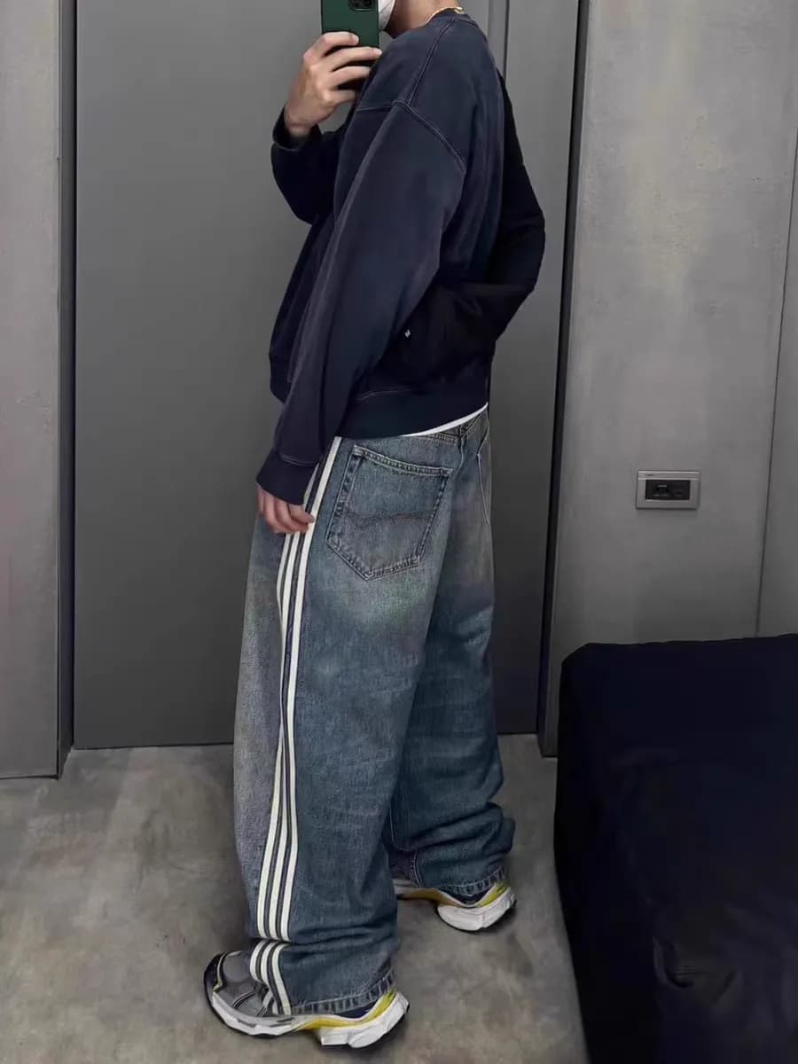 Balenciaga X Adidas Jeans (2 Styles) - Image 2