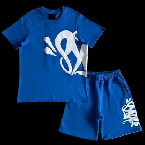 Syna World Summer Set Blue Tee and Shorts