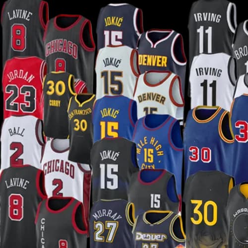 NBA Jersey Tanktop Bulls - Warriors - Nuggets - Nets