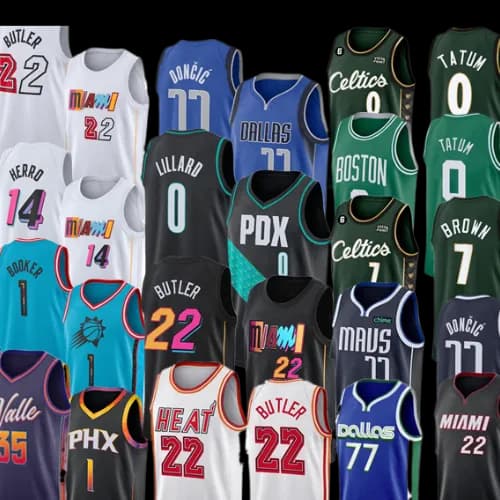 NBA Jersey Tanktop Heat - Lone Ranger - Mavericks - Suns - (80 Colorways)