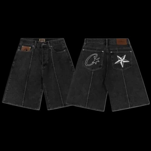corteiz jeans shorts jorts C-stars