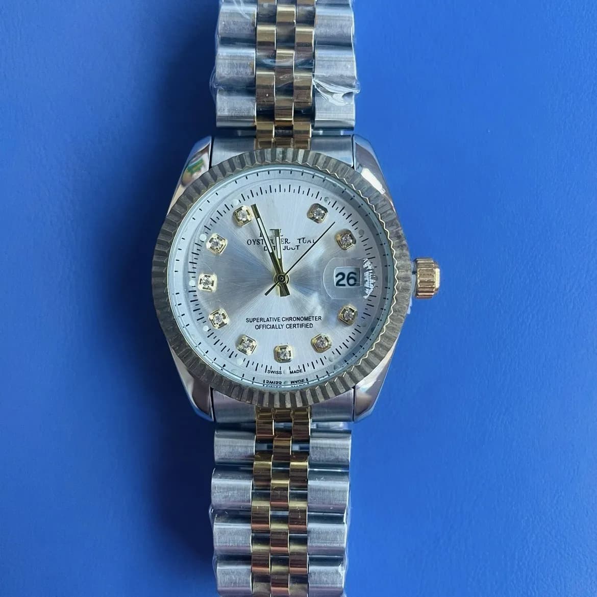 watch! Foreign trade Laojia classic log series 36MM (sweep second movement + solid steel belt) - Image 2