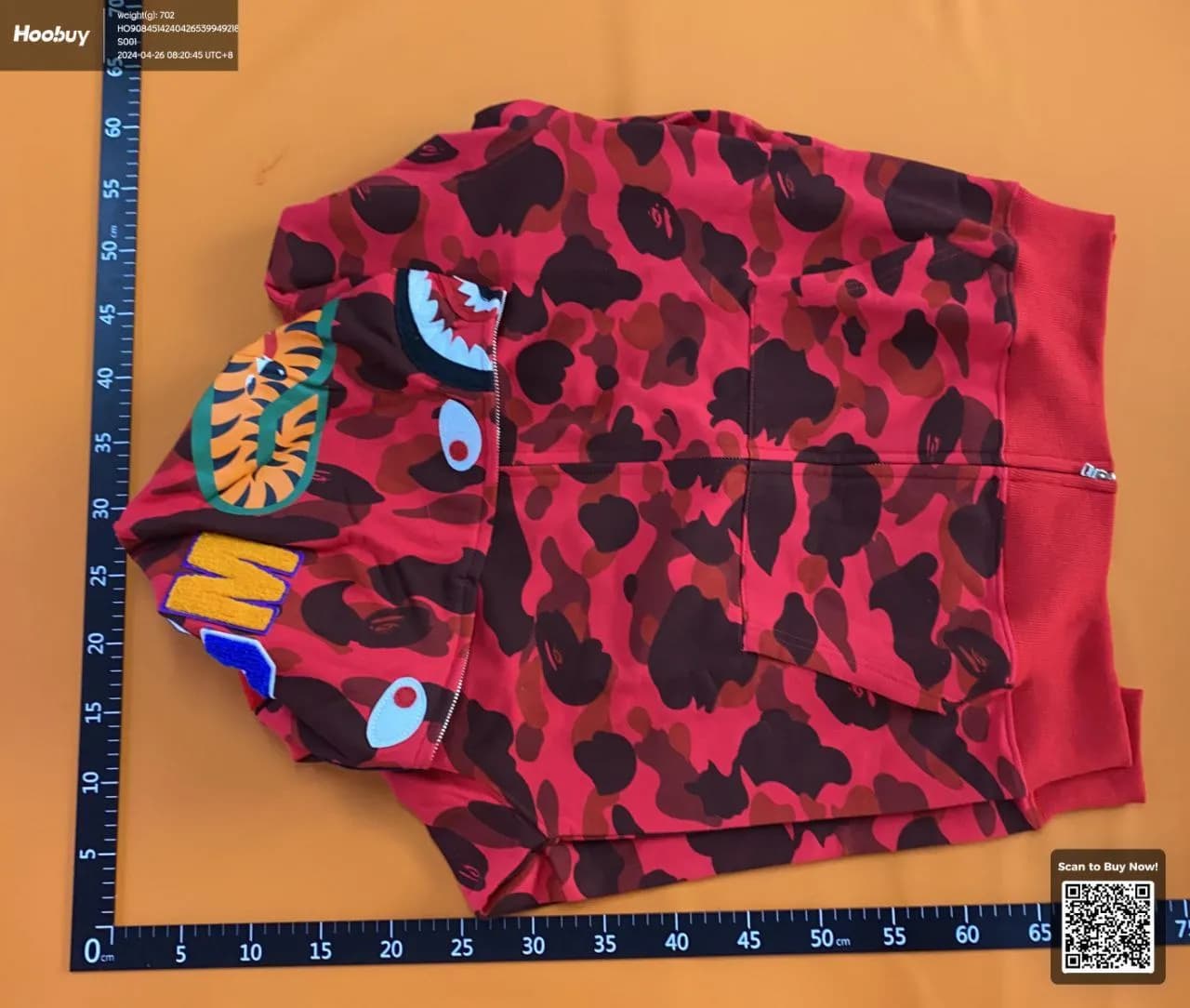 Bape full zip hoodie - Image 2