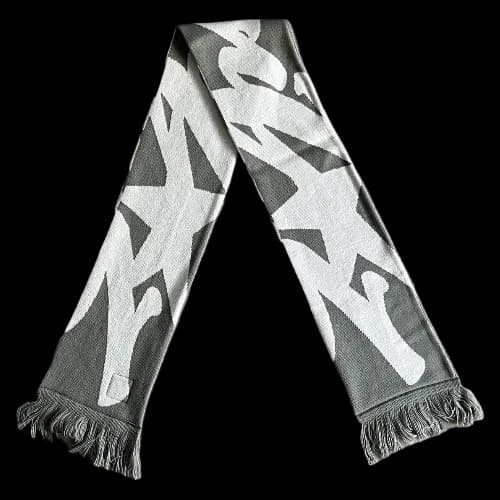 corteiz Scarf wraps Grey and White - Image 2