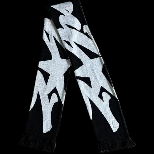 corteiz Scarf - wraps Black and White - Image 2