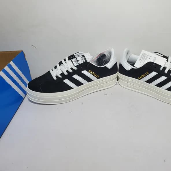 Adidas Wmns Gazelle Bold Black White - Image 3