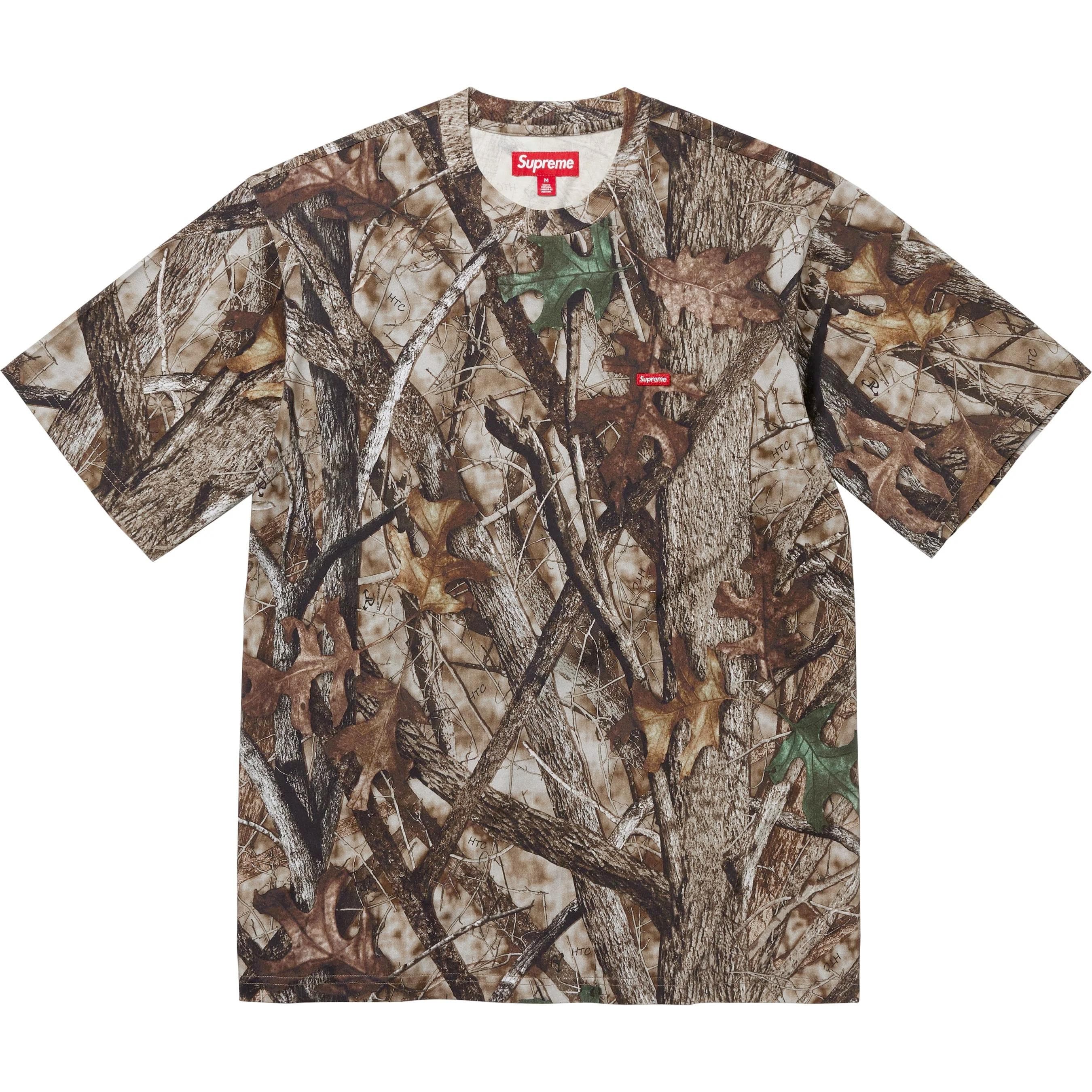Supreme Small box logo camo tee