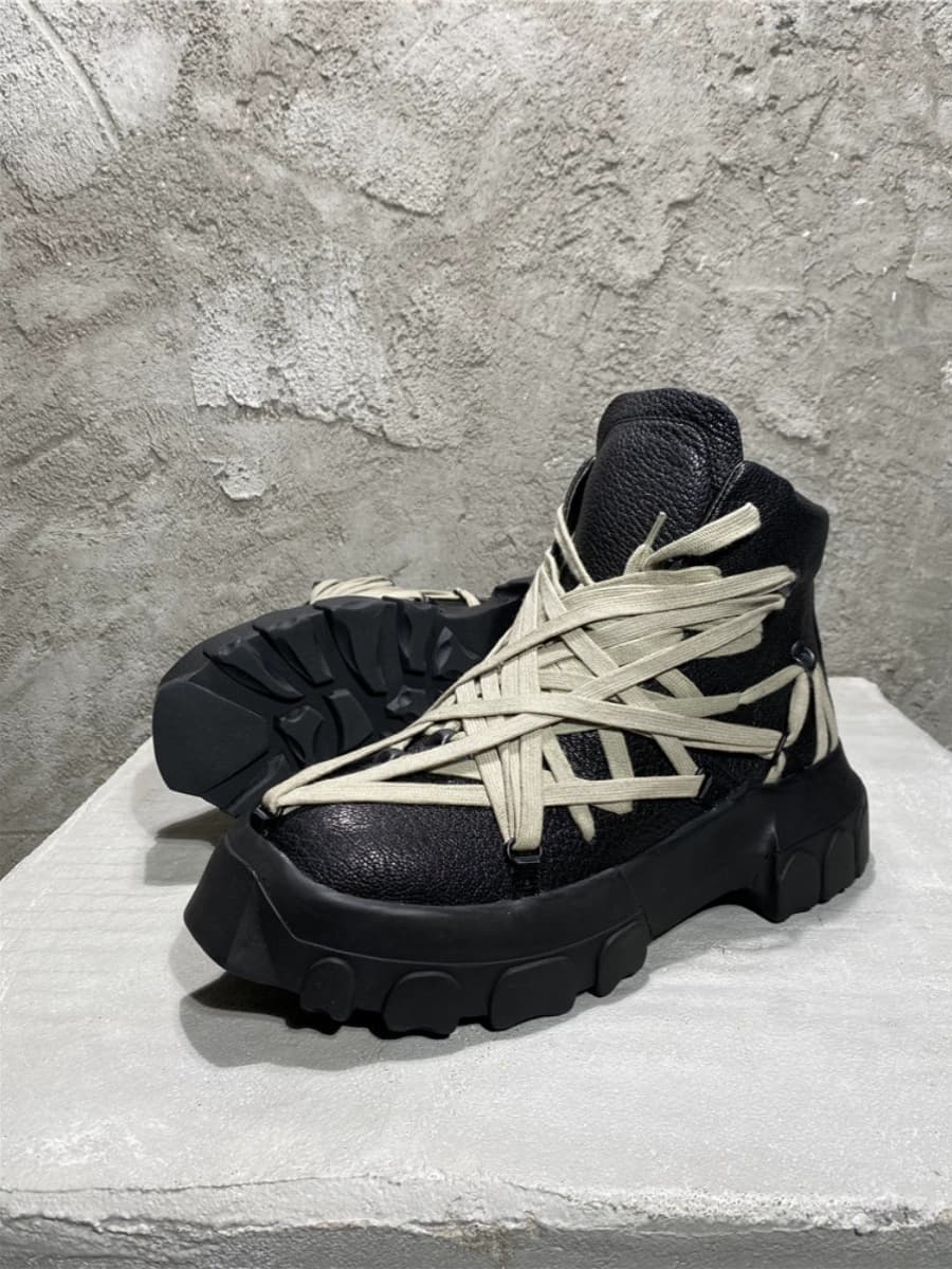 Rick Owens Mega Lace Tractor Boosts