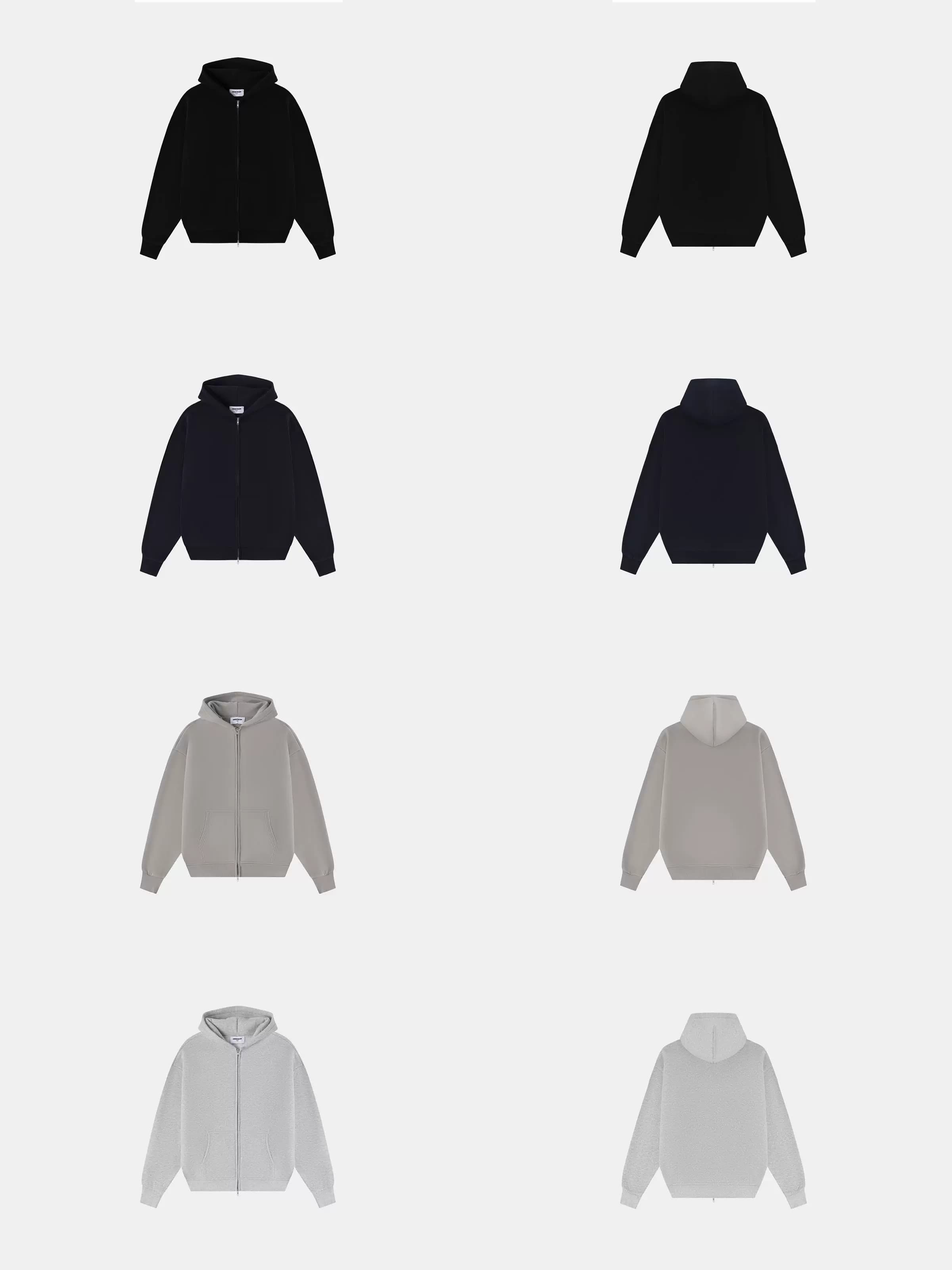 360g Union Kingdom zipper Hoodie