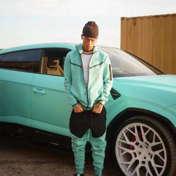 American Drill Wind Walker Sports Suit Air Layer Cotton Small Foot Casual Sweatshirt Sweatpants