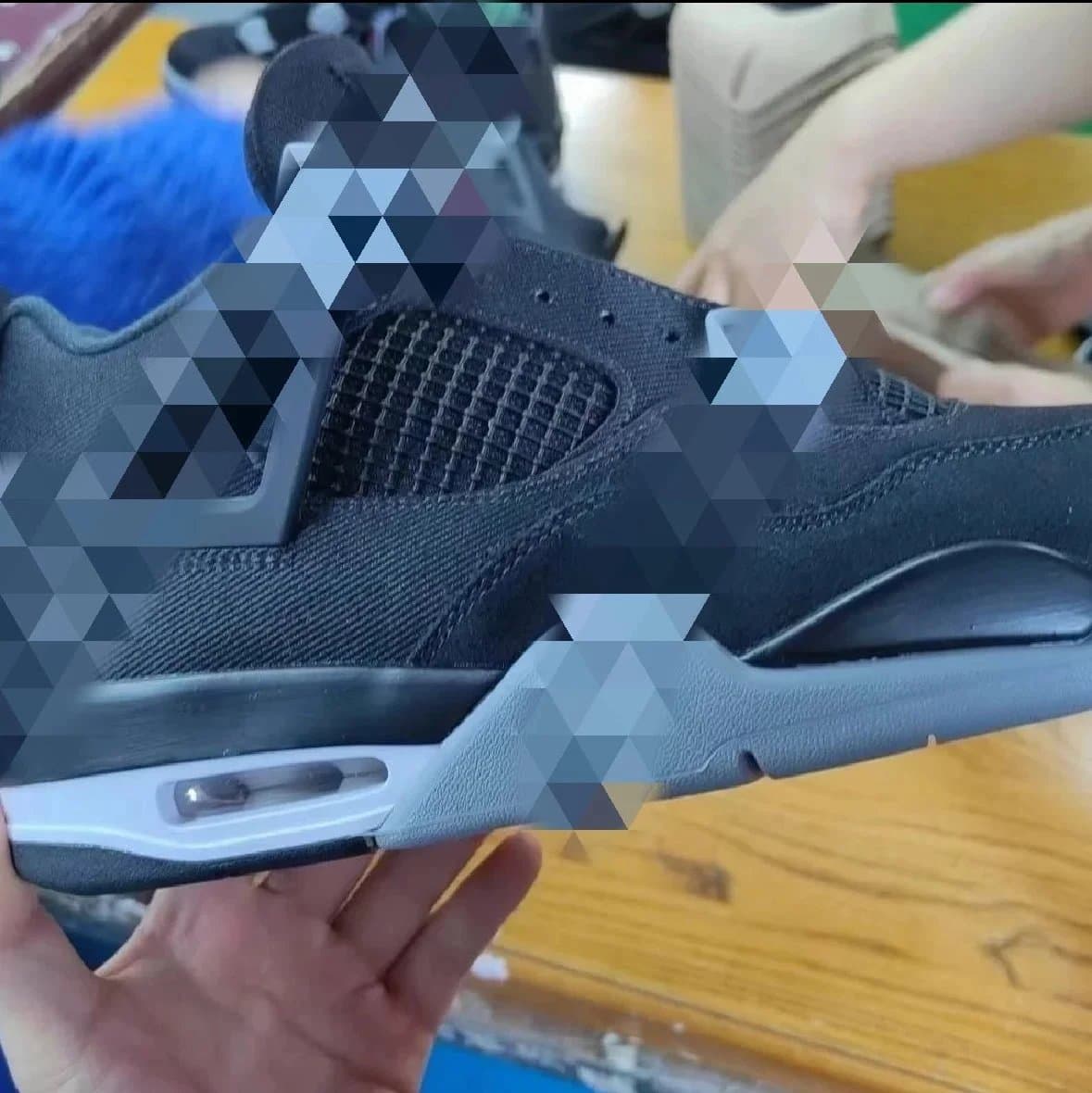 Air Jordan 4 Retro black canvas [GX]