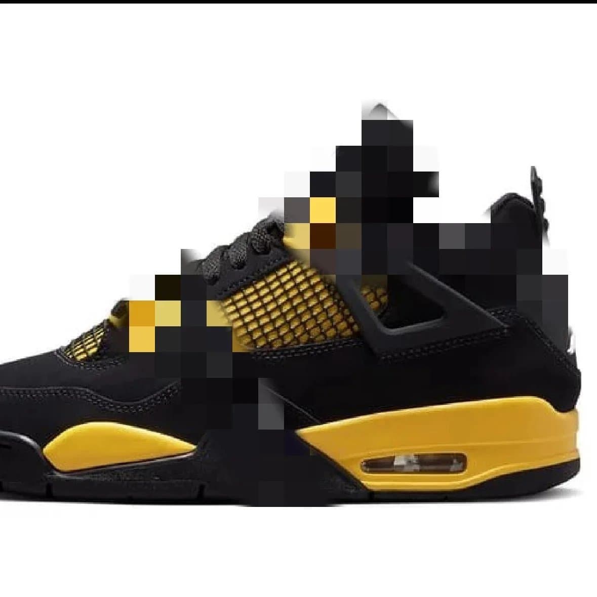Air Jordan 4 Retro black and yellow lightning [GX]