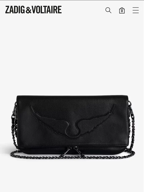 Zadig & Voltaire Wings Clutch Bag