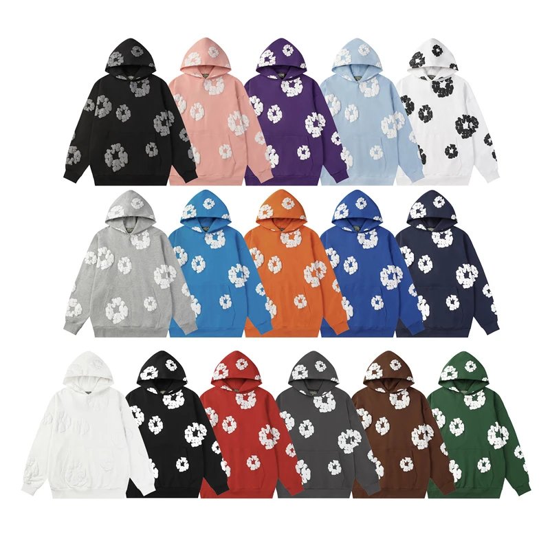 Puff Print Terry Hoodie